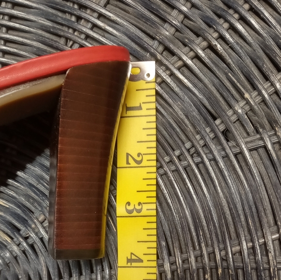 Unisa Red Leather Mules 9.5 ❤️ - Picture 8 of 11